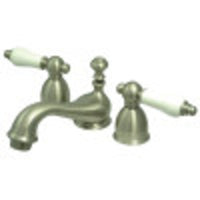 Thumbnail for Kingston Brass CC23L8 Mini-Widespread Bathroom Faucet, Brushed Nickel - BNGBath