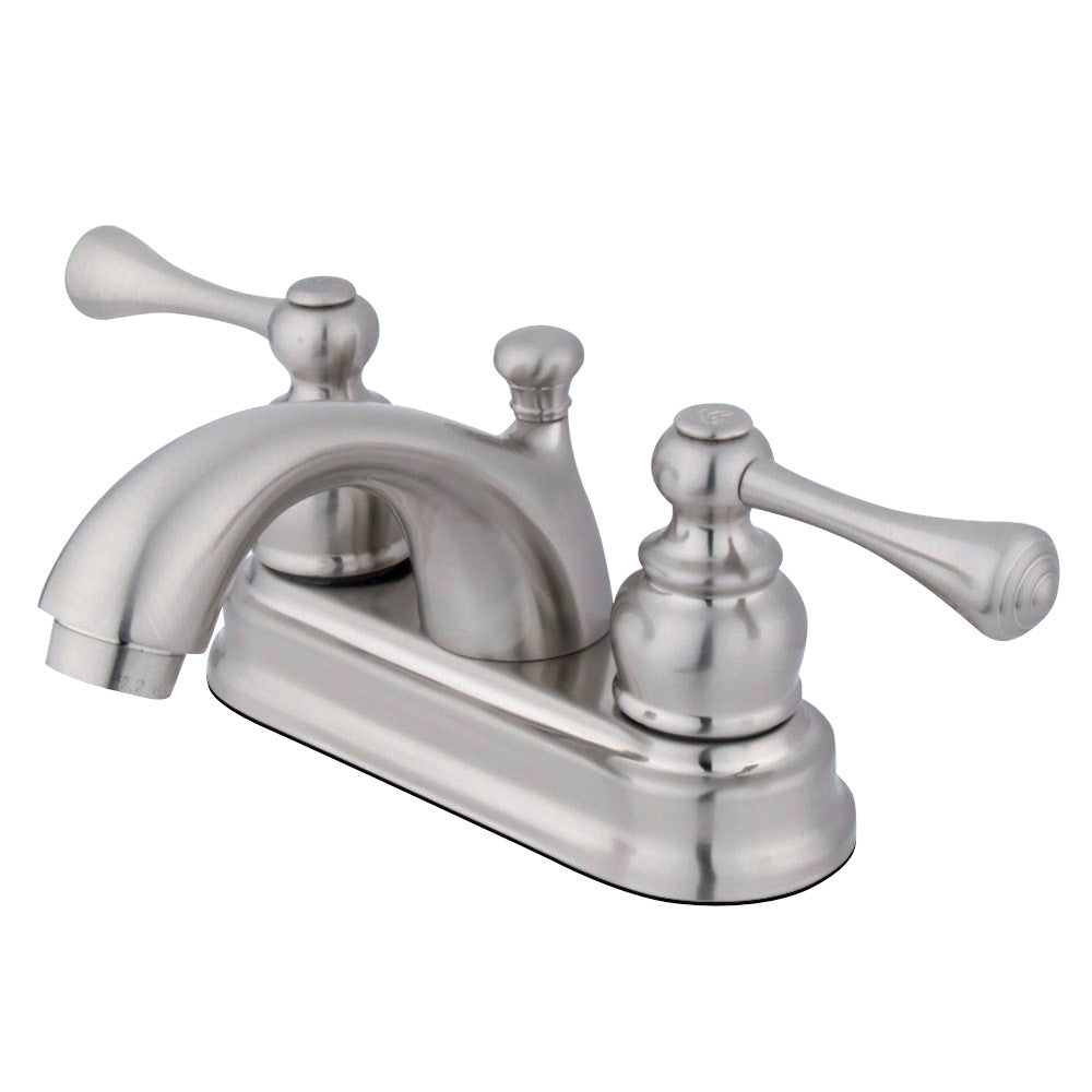 Kingston Brass KB3608BL 4 in. Centerset Bathroom Faucet, Brushed Nickel - BNGBath