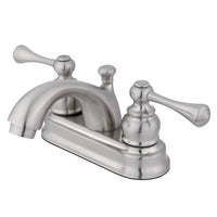 Thumbnail for Kingston Brass KB3608BL 4 in. Centerset Bathroom Faucet, Brushed Nickel - BNGBath