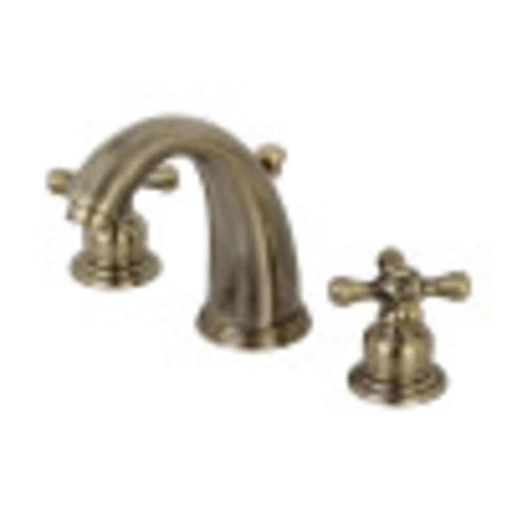 Kingston Brass KB983AXAB Victorian 2-Handle 8 in. Widespread Bathroom Faucet, Antique Brass - BNGBath