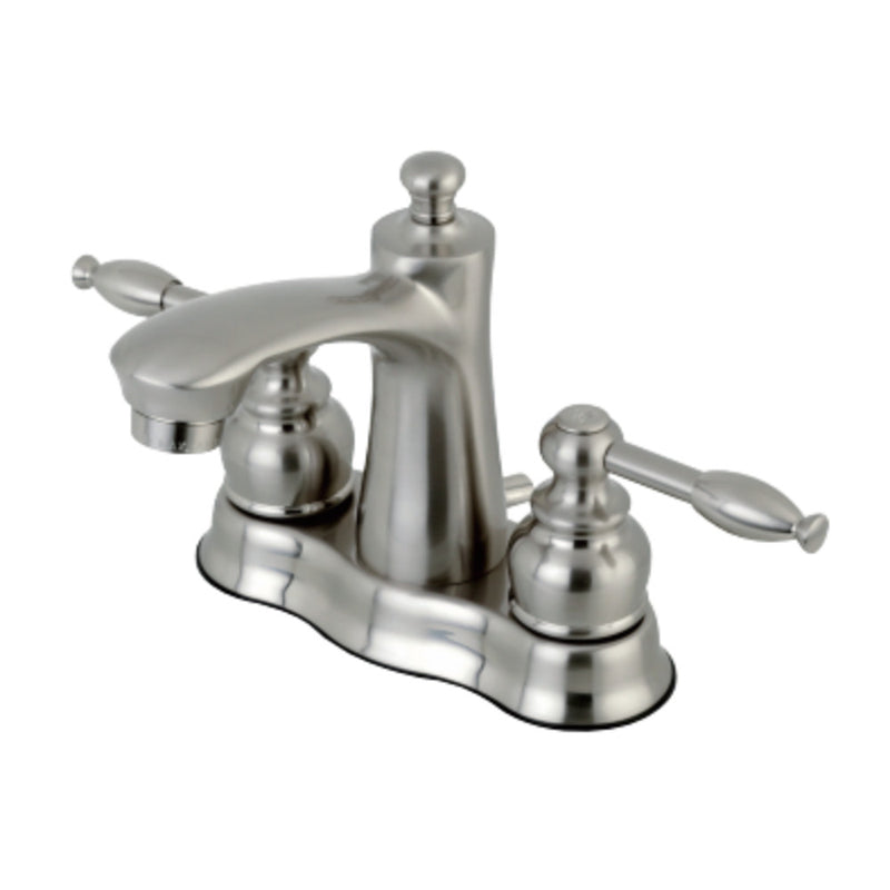 Kingston Brass FB7618KL 4 in. Centerset Bathroom Faucet, Brushed Nickel - BNGBath