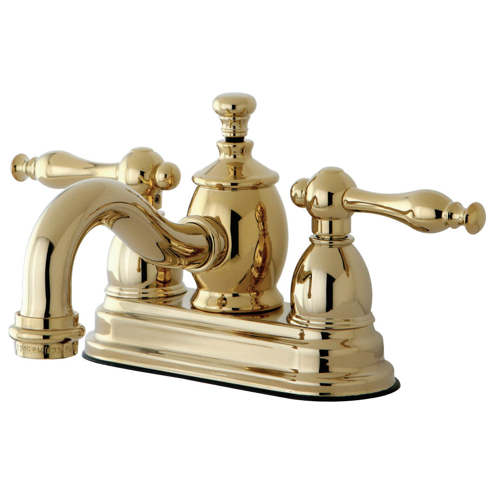 Kingston Brass KS7102NL 4 in. Centerset Bathroom Faucet, Polished Brass - BNGBath