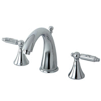 Thumbnail for Kingston Brass KS2971GL 8 in. Widespread Bathroom Faucet, Polished Chrome - BNGBath