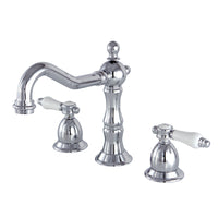 Thumbnail for Kingston Brass KS1971BPL 8 in. Widespread Bathroom Faucet, Polished Chrome - BNGBath