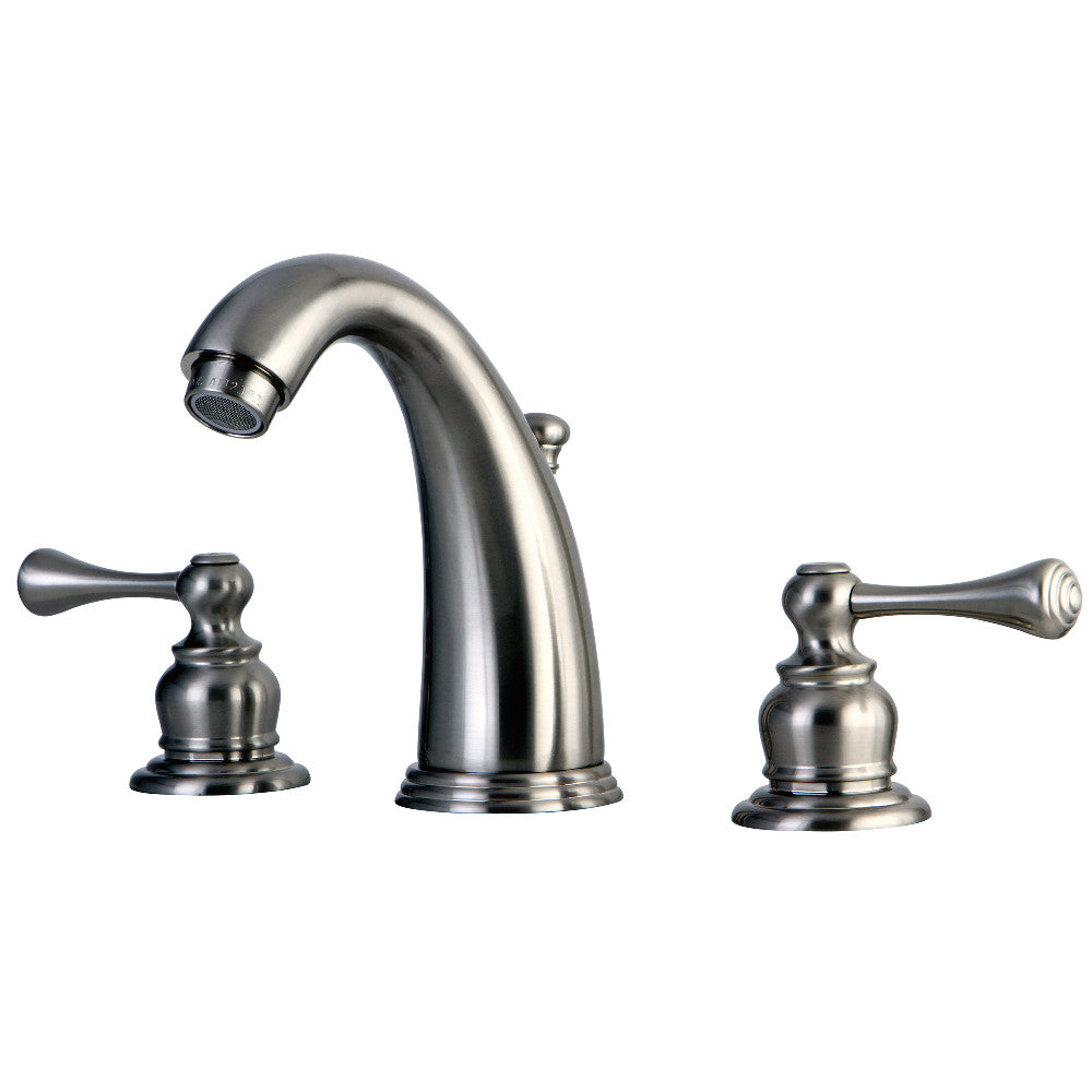 Kingston Brass KB988BL 8 to 16 in. Widespread Bathroom Faucet, Brushed Nickel - BNGBath