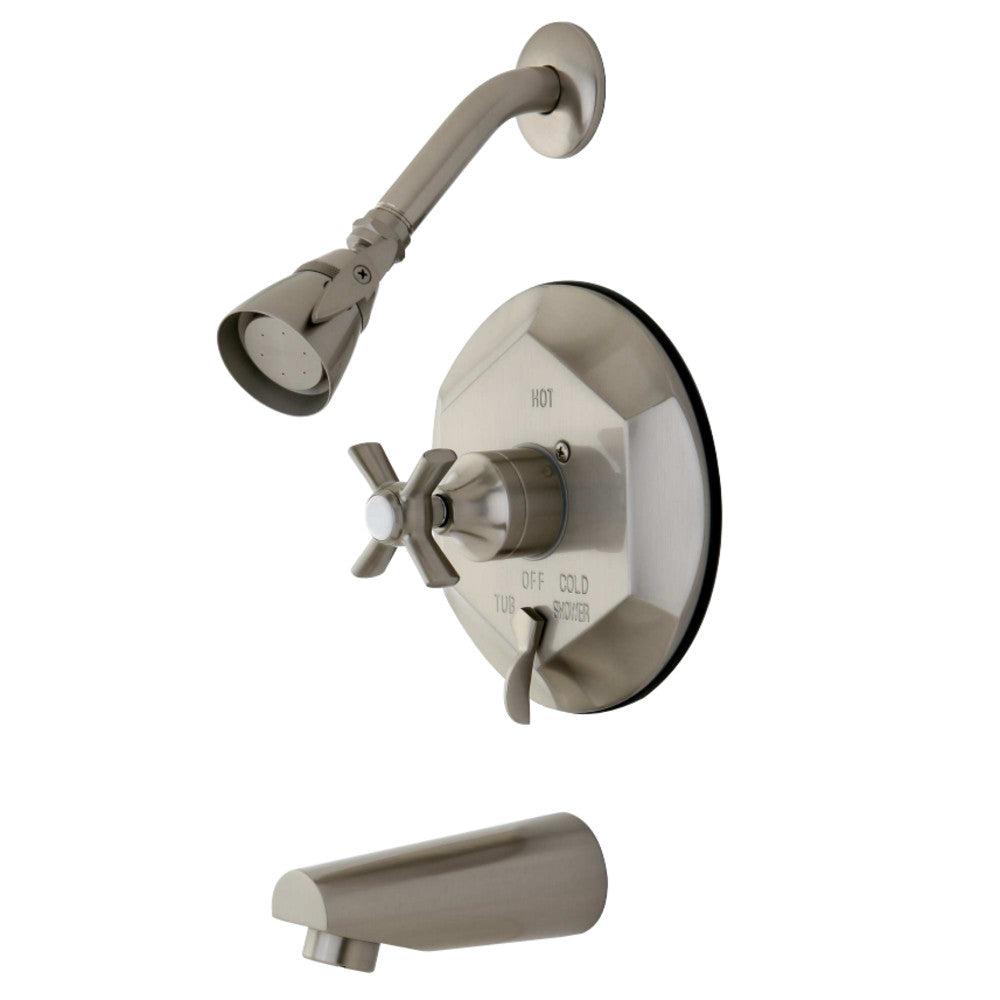 Kingston Brass KB46380ZX Tub/Shower Faucet, Brushed Nickel - BNGBath