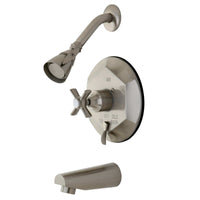 Thumbnail for Kingston Brass KB46380ZX Tub/Shower Faucet, Brushed Nickel - BNGBath