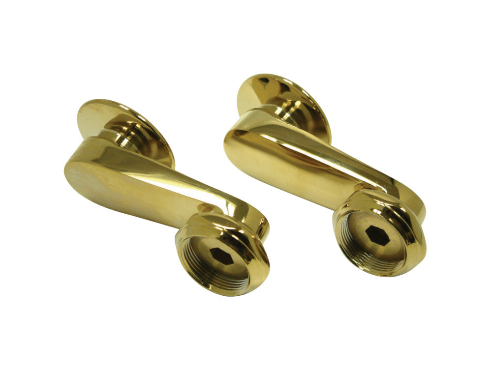Kingston Brass CC3SE2 Vintage Swivel Elbow for Wall Mount Tub Filler, Polished Brass - BNGBath