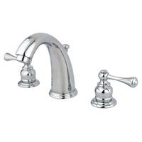 Thumbnail for Kingston Brass KB981BL 8 to 16 in. Widespread Bathroom Faucet, Polished Chrome - BNGBath