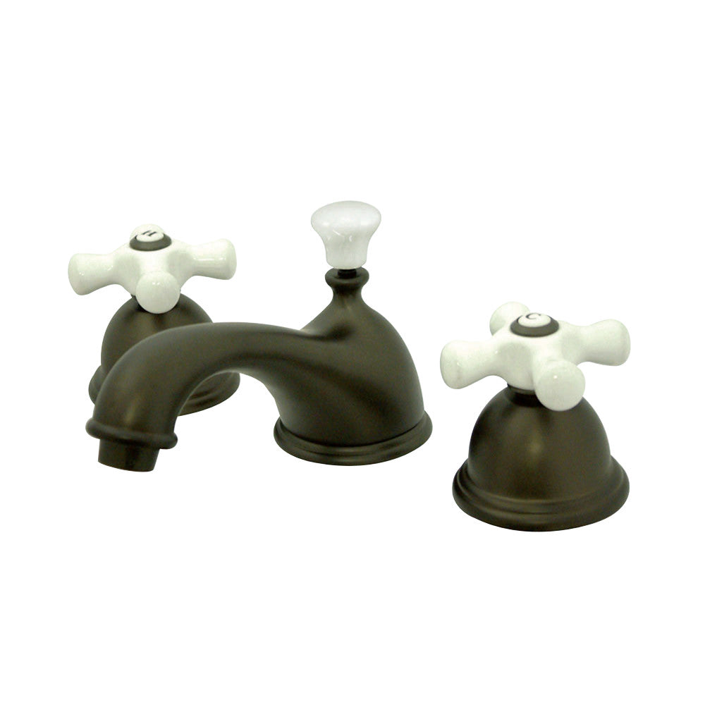 Kingston Brass KS3965PX 8 in. Widespread Bathroom Faucet, Oil Rubbed Bronze - BNGBath
