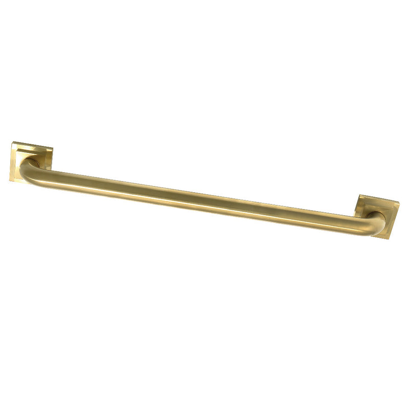 Kingston Brass DR614247 Claremont 24" Grab Bar, 1-1/4" Diameter, Brushed Brass - BNGBath
