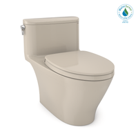 Thumbnail for TOTO Nexus 1G One-Piece Elongated 1.0 GPF Universal Height Toilet with CEFIONTECT and SS124 SoftClose Seat, WASHLET+ Ready,  - MS642124CUFG#03 - BNGBath