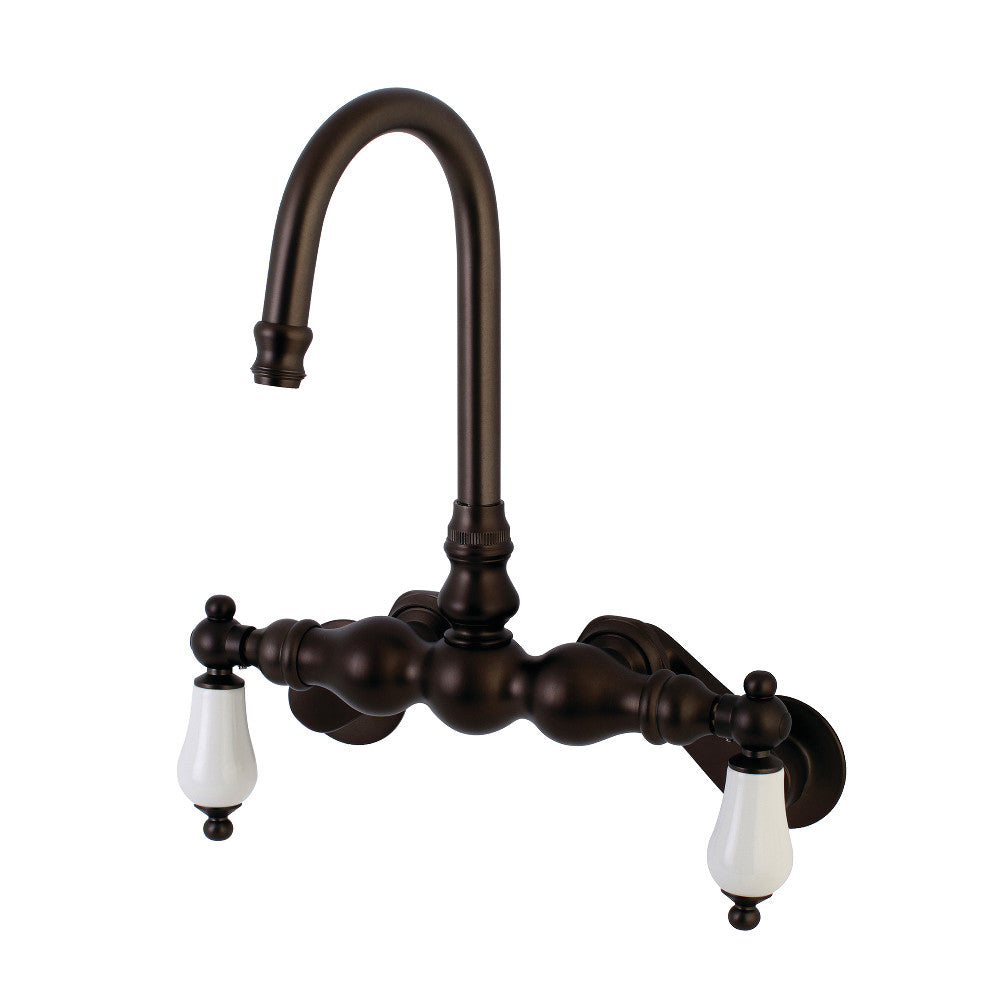Aqua Vintage AE83T5 Vintage Adjustable Center Wall Mount Tub Faucet, Oil Rubbed Bronze - BNGBath