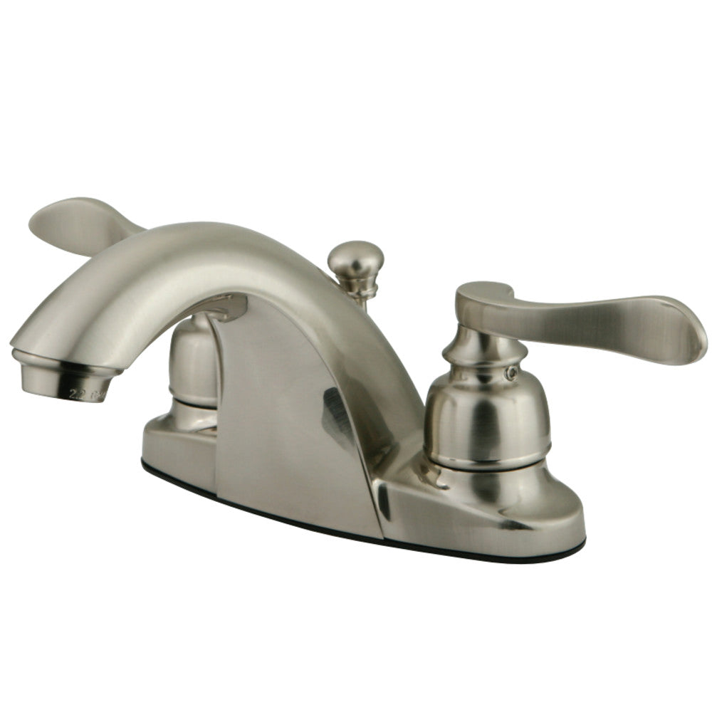 Kingston Brass KB8648NFL 4 in. Centerset Bathroom Faucet, Brushed Nickel - BNGBath