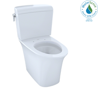 Thumbnail for TOTO Maris Two-Piece Elongated Dual-Max, Dual Flush 1.28 and 0.9 GPF Universal Height Skirted Toilet with CeFiONtect,   - CST484CEMFG#01 - BNGBath