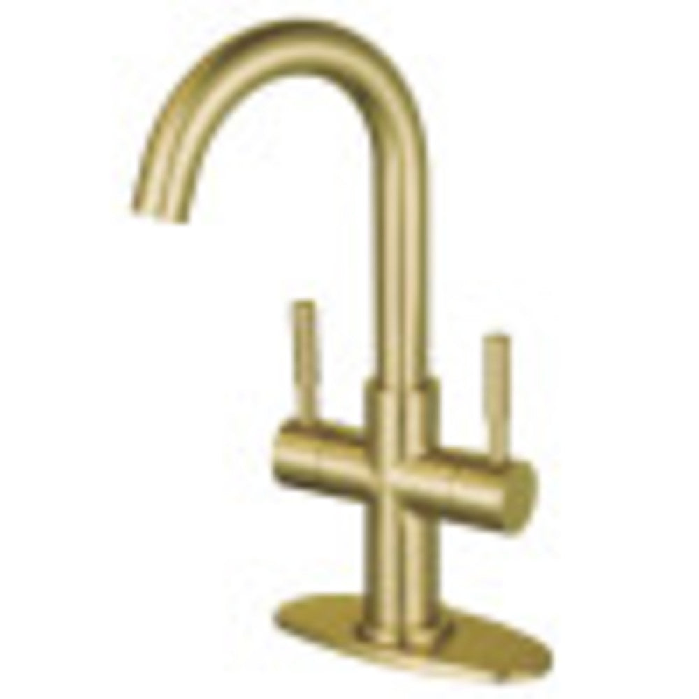 Kingston Brass LS8553DL Concord Two-Handle Bar Faucet, Brushed Brass - BNGBath