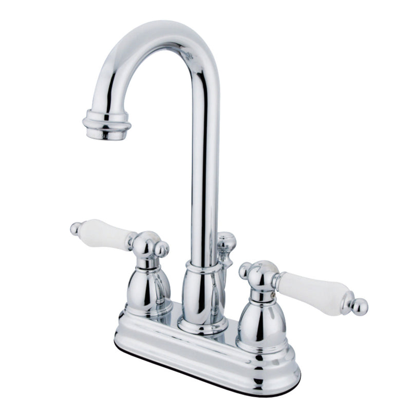 Kingston Brass KB3611PL 4 in. Centerset Bathroom Faucet, Polished Chrome - BNGBath
