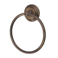 Thumbnail for Kingston Brass BA2714AB Milano Towel Ring, Antique Brass - BNGBath