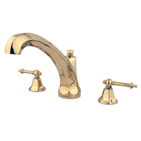 Thumbnail for Kingston Brass KS4322TL Metropolitan Roman Tub Faucet, Polished Brass - BNGBath