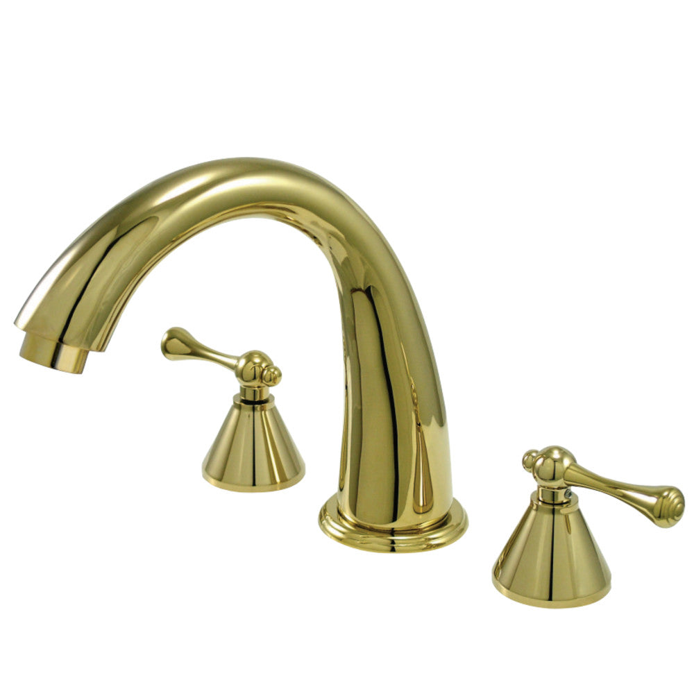 Kingston Brass KS2362BL English Country Roman Tub Faucet, Polished Brass - BNGBath