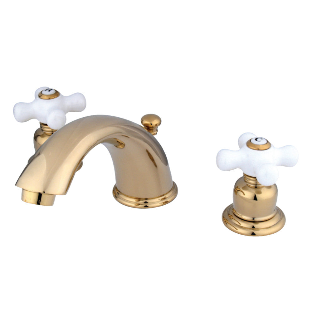 Kingston Brass KB962PX Magellan Widespread Bathroom Faucet, Polished Brass - BNGBath