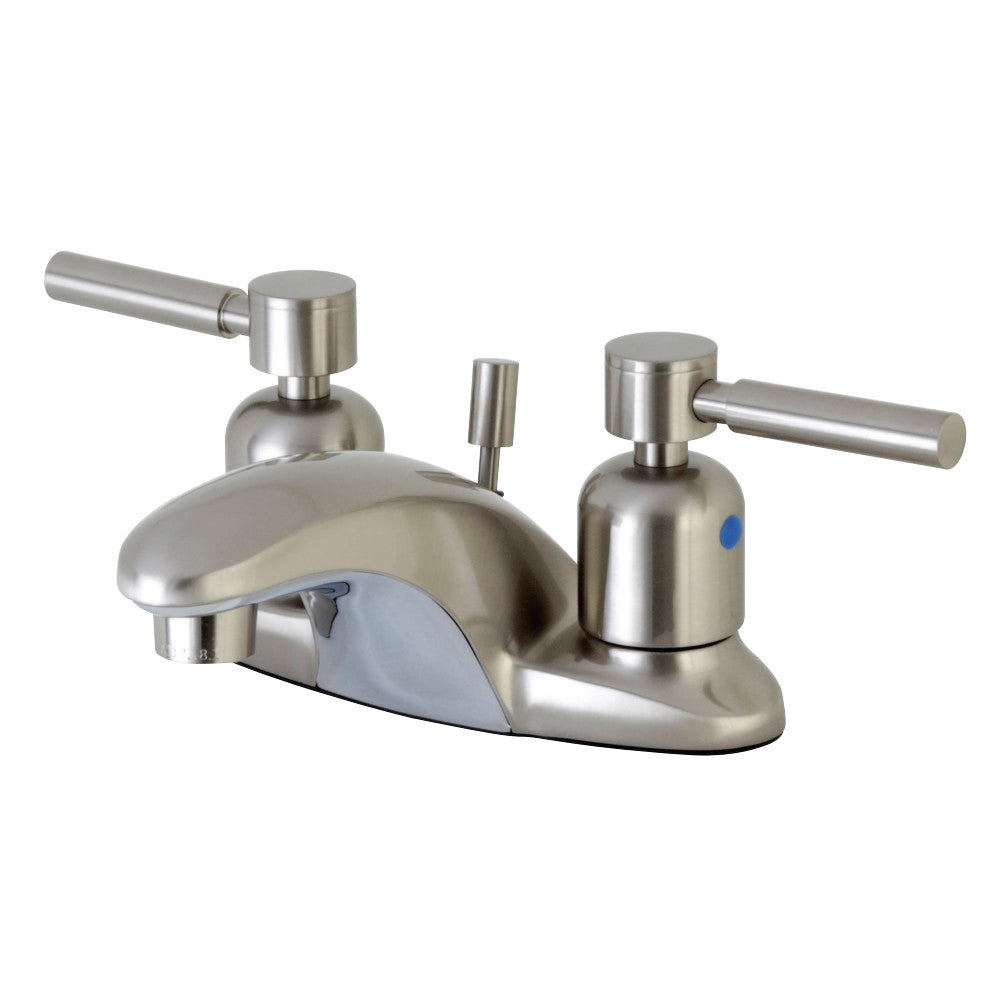 Kingston Brass FB8628DL 4 in. Centerset Bathroom Faucet, Brushed Nickel - BNGBath