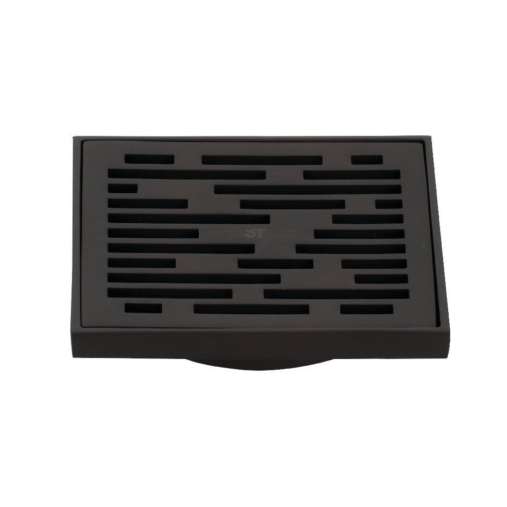 Kingston Brass BSF6310ORB Watercourse Transit 4" Square Grid Shower Drain, Oil Rubbed Bronze - BNGBath