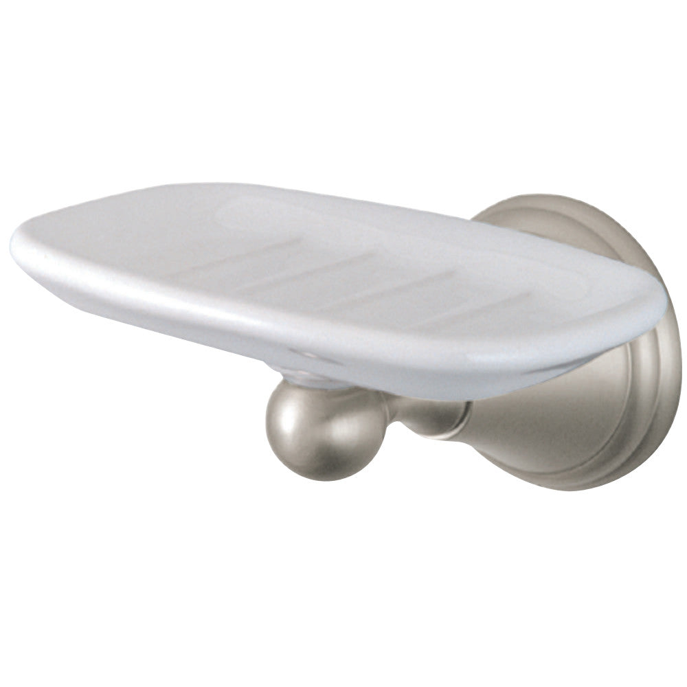 Kingston Brass BA2975SN Governor Wall-Mount Soap Dish, Brushed Nickel - BNGBath
