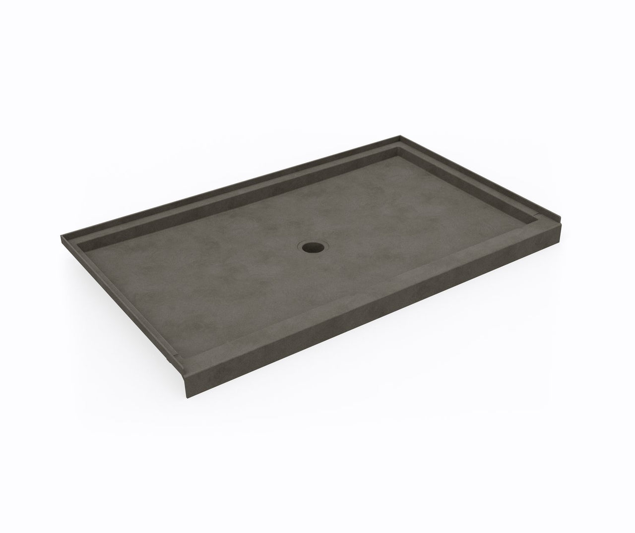 SS-3660 36 x 60 Swanstone Alcove Shower Pan with Center Drain - BNGBath