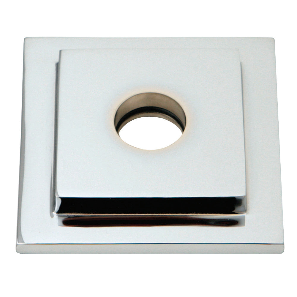 Kingston Brass FLSQUARE1 Claremont Heavy Duty Square Solid Cast Brass Shower Flange, Polished Chrome - BNGBath