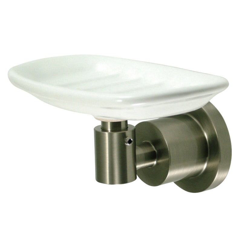 Kingston Brass BA8215SN Concord Wall-Mount Soap Dish, Brushed Nickel - BNGBath
