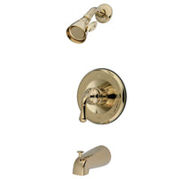 Thumbnail for Kingston Brass KB1632 Magellan Single Lever Handle Operation Tub & Shower Faucet, Polished Brass - BNGBath