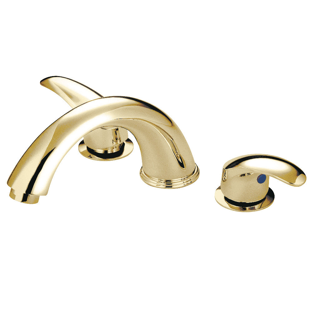 Kingston Brass KS6362LL Roman Tub Faucet, Polished Brass - BNGBath