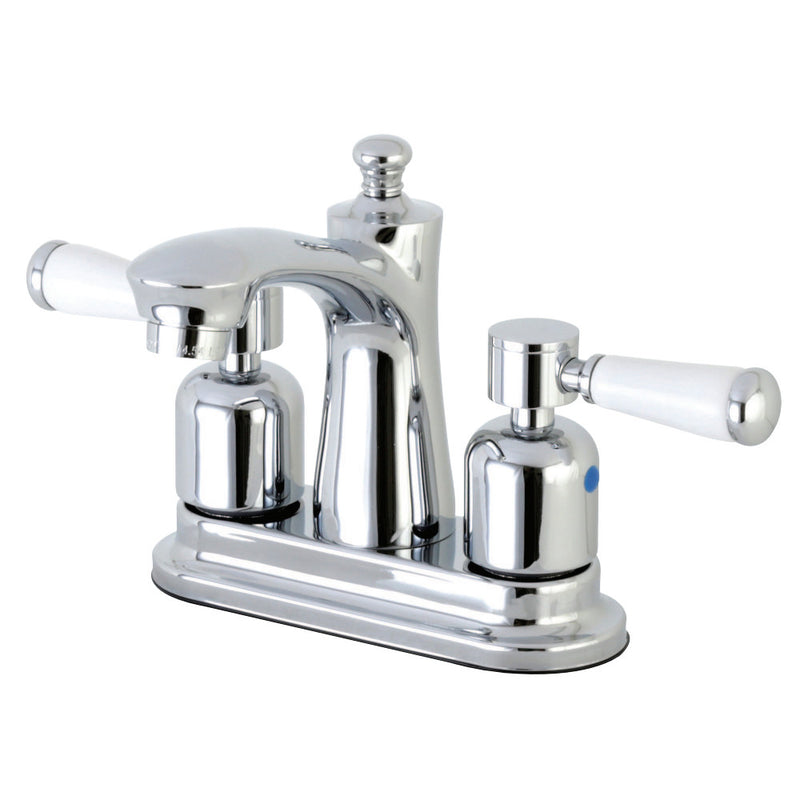 Kingston Brass FB7621DPL 4 in. Centerset Bathroom Faucet, Polished Chrome - BNGBath