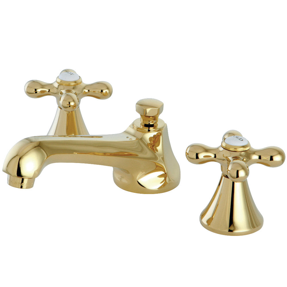 Kingston Brass KS4472AX 8 in. Widespread Bathroom Faucet, Polished Brass - BNGBath