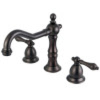 Thumbnail for Kingston Brass CC51L5 8 to 16 in. Widespread Bathroom Faucet, Oil Rubbed Bronze - BNGBath