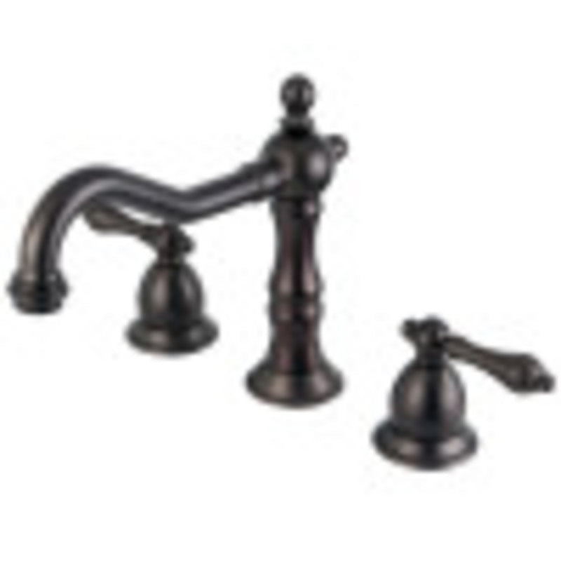 Kingston Brass CC51L5 8 to 16 in. Widespread Bathroom Faucet, Oil Rubbed Bronze - BNGBath