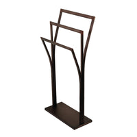 Thumbnail for Kingston Brass SCC3305 Edenscape Pedestal Y-Style Towel Rack, Oil Rubbed Bronze - BNGBath