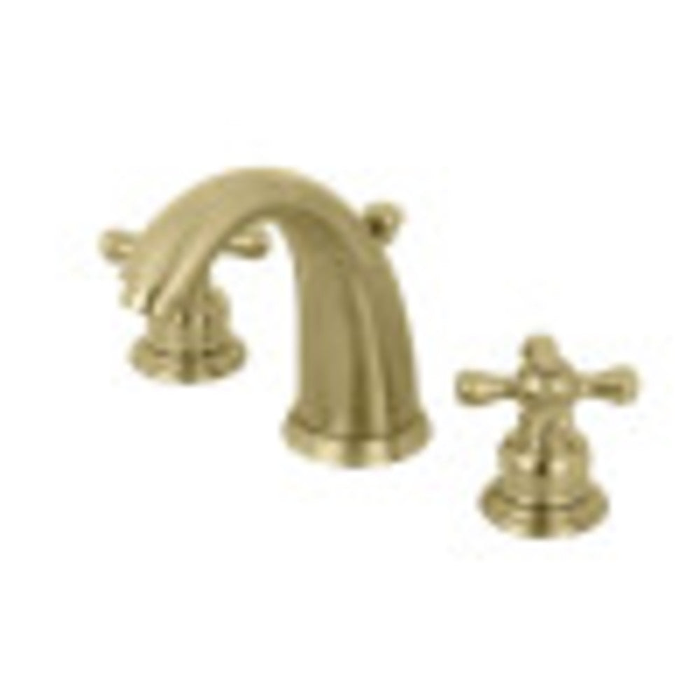 Kingston Brass KB987AXSB Victorian 2-Handle 8 in. Widespread Bathroom Faucet, Brushed Brass - BNGBath