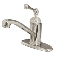 Thumbnail for Kingston Brass KS3408BL Single-Handle Bathroom Faucet, Brushed Nickel - BNGBath