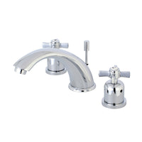 Thumbnail for Kingston Brass KB8961ZX 8 in. Widespread Bathroom Faucet, Polished Chrome - BNGBath