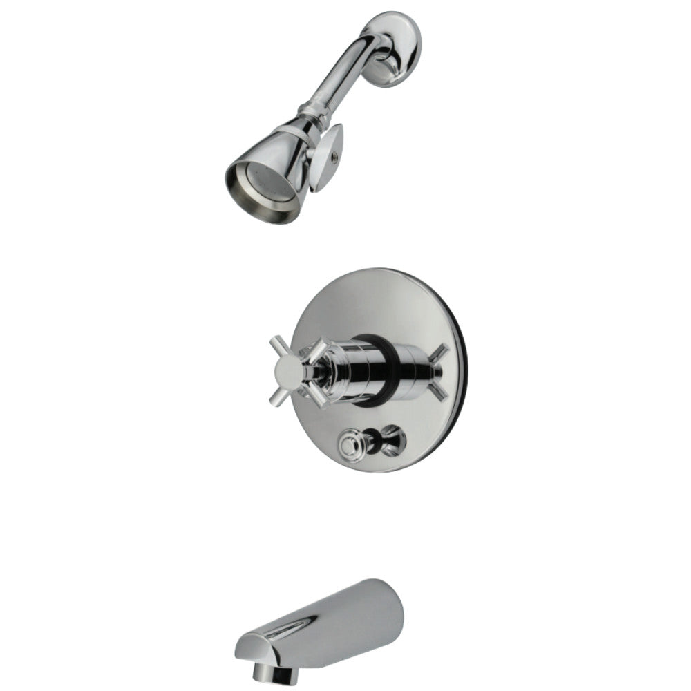 Kingston Brass KB86910DX Concord Tub & Shower Faucet, Polished Chrome - BNGBath