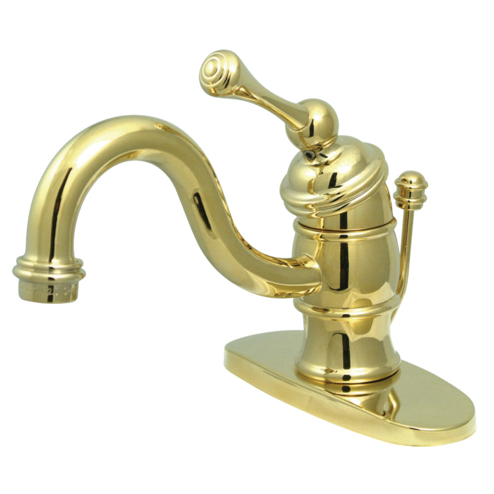 Kingston Brass KB3402BL Victorian 4" Centerset Single Handle Bathroom Faucet, Polished Brass - BNGBath