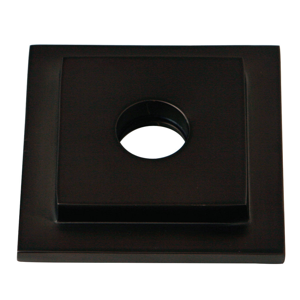 Kingston Brass FLSQUARE5 Claremont Heavy Duty Square Solid Cast Brass Shower Flange, Oil Rubbed Bronze - BNGBath