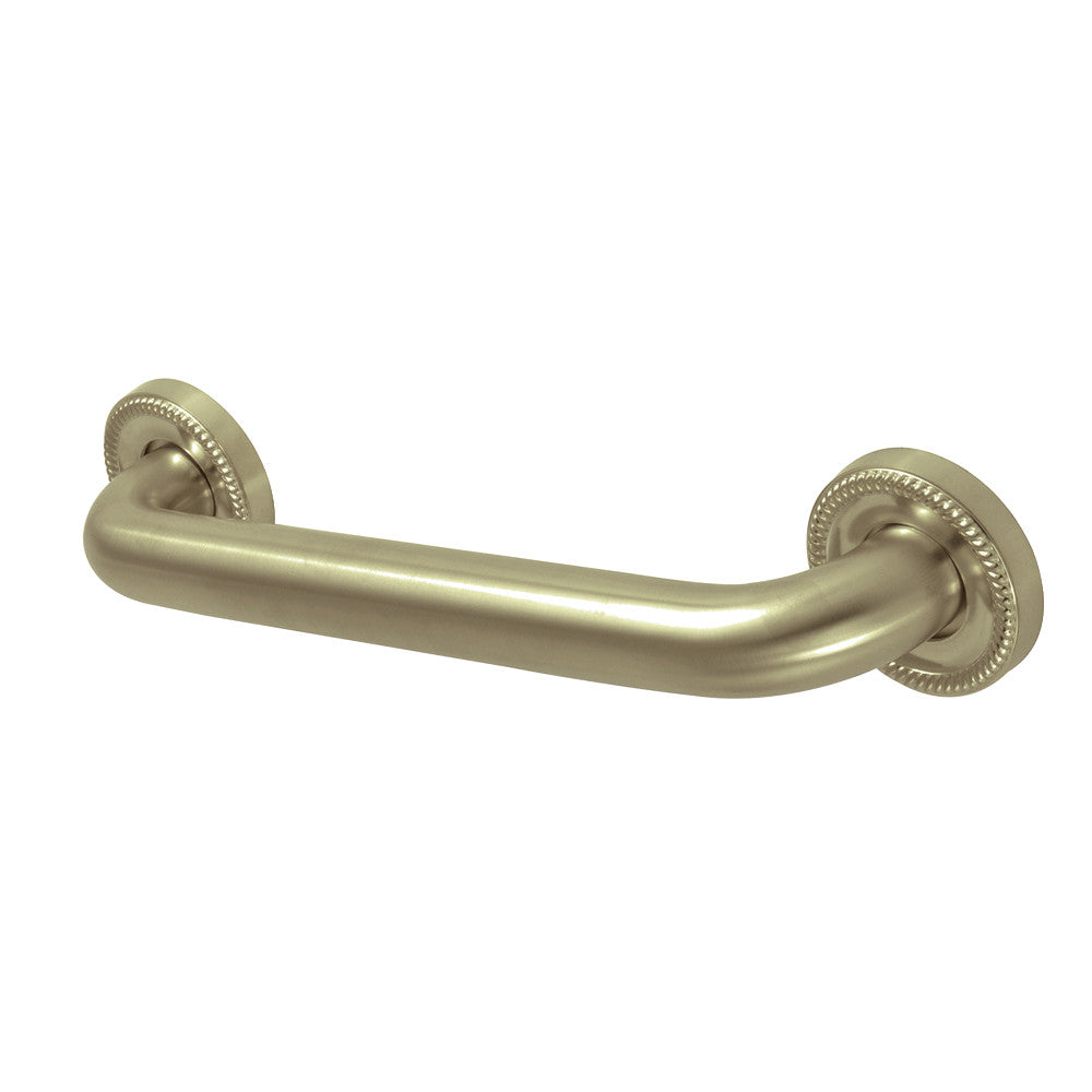 Kingston Brass DR914127 Camelon 12" Grab Bar, 1-1/4" Diameter, Brushed Brass - BNGBath