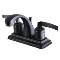 Thumbnail for Kingston Brass KB4645EFL 4 in. Centerset Bathroom Faucet, Oil Rubbed Bronze - BNGBath