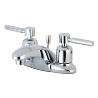Thumbnail for Kingston Brass FB8621DL 4 in. Centerset Bathroom Faucet, Polished Chrome - BNGBath