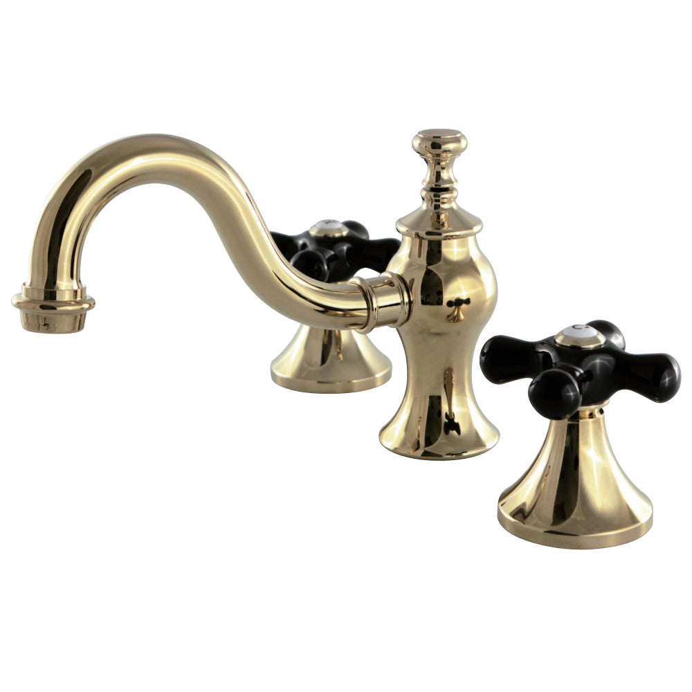 Kingston Brass KC7162PKX 8 in. Widespread Bathroom Faucet, Polished Brass - BNGBath