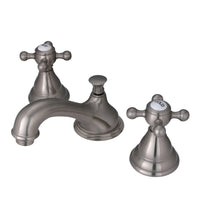 Thumbnail for Kingston Brass KS5568BX 8 in. Widespread Bathroom Faucet, Brushed Nickel - BNGBath