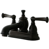 Thumbnail for Kingston Brass KS7005FL 4 in. Centerset Bathroom Faucet, Oil Rubbed Bronze - BNGBath